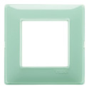 VIMAR série plat - Plaque 2 module Reflex MENTHE