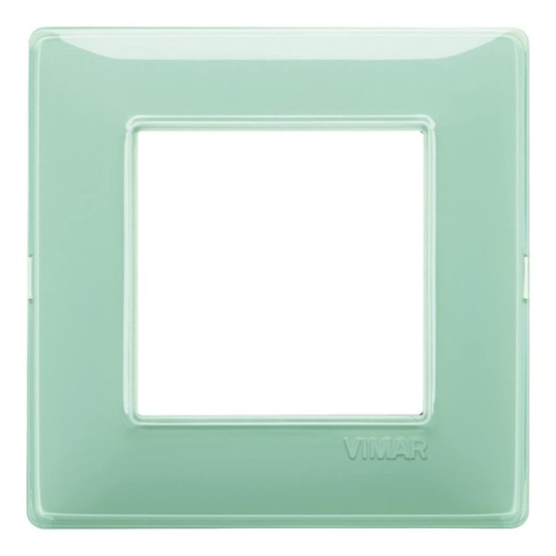 VIMAR série plat - Plaque 2 module Reflex MENTHE