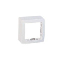 Cadre saillie blanc standard simple 62X62X31mmm pour pose appareillage mural ALREA SCHNEIDER ELECTRIC ALB61441