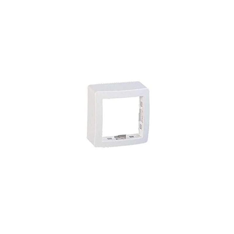 Cadre saillie blanc standard simple 62X62X31mmm pour pose appareillage mural ALREA SCHNEIDER ELECTRIC ALB61441