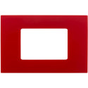 Clarys Plaque de finition rouge pour intérupteur, prise...