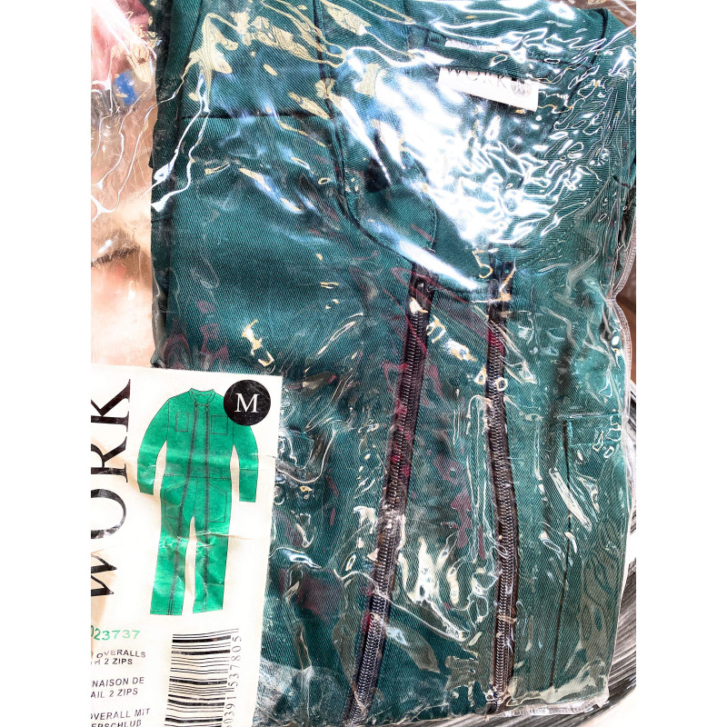 COMBINAISON DE TRAVAIL 2 ZIPS TAILLE M 80% polyester 20% coton 190 g/m2