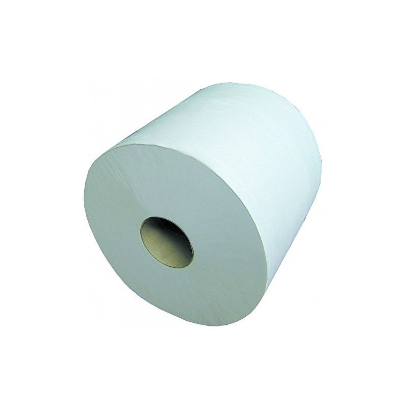 2 bobines ouate essuyage industriel 2x18g/m² - 2 plis - 1000 formats 24x30cm - G905LSM- Certifié France Medical Industrie