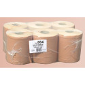 Lot de 6 bobines ouate chamois moletee 450 feuilles
