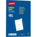 Pour imprimante laser-kopieretik.a4 bg. blanc 105 x 37 mm 1600 st