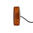 HELLA 2BM 002 847-021 Feu clignotant supplémentaire - Illumination - 12V / 24V - ECE/SAE - Couleur du voyant: jaune - droite/ins