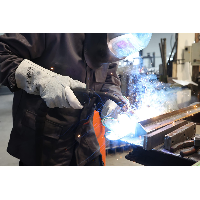 strongAnt GRANADA-Gants de soudure longs en cuir fleur de vachette gants de travail également adaptés aux grillades gants de séc