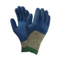 Ansell PGK10BL Tropique Gants en latex de caoutchouc naturel, protection mécanique, Bleu, Taille 10 (Sachet de 12 paires)