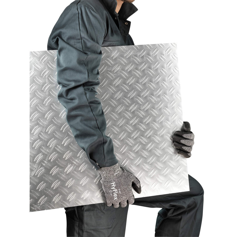 Ansell HyFlex 11-651 Gants de protection contre les coupures, protection mécanique, Gris, Taille 10 (Sachet de 12 paires)