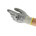 Ansell PU800 Gants en polyéthylène, protection contre les produits chimiques et les liquides, Gris, Taille 6 (Sachet de 12 paire