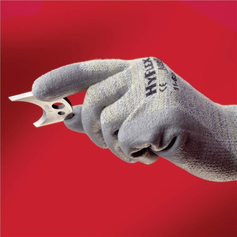Ansell HyFlex® 11-630 Lot de 12 Paires de Gants de Protection Anti-coupures Gris Taille 8