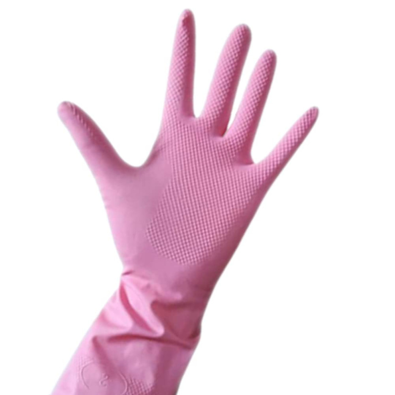 GANTS MÉNAGE ULTRA LÉGER TAILLE S 6,5 Puretough P12p ROSE Super léger flexible caoutchouc sans latex Lot de 12 paires