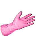 GANTS MÉNAGE ULTRA LÉGER TAILLE S 6,5 Puretough P12p ROSE Super léger flexible caoutchouc sans latex Lot de 12 paires
