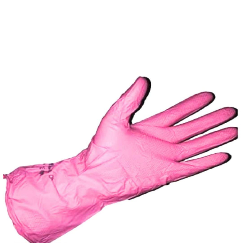 GANTS MÉNAGE ULTRA LÉGER TAILLE S 6,5 Puretough P12p ROSE Super léger flexible caoutchouc sans latex Lot de 12 paires