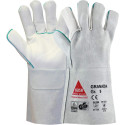 Granada Lot de 6 paires de gants de soudeur longs en cuir avec manchette Taille XL (10)