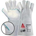 Granada Lot de 6 paires de gants de soudeur longs en cuir avec manchette Taille XL (10)