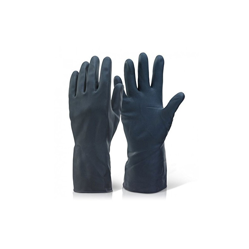 Marigold G17K Travail Gants INDUSTRIEL Protection main Gauntlet chimique résistant - Noir, 7.5