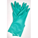 GANTS MÉNAGE NITRILE G25G Etanches Longs pour Nettoyage Vaisselle Linge VERT TAILLE XXL - 10,5