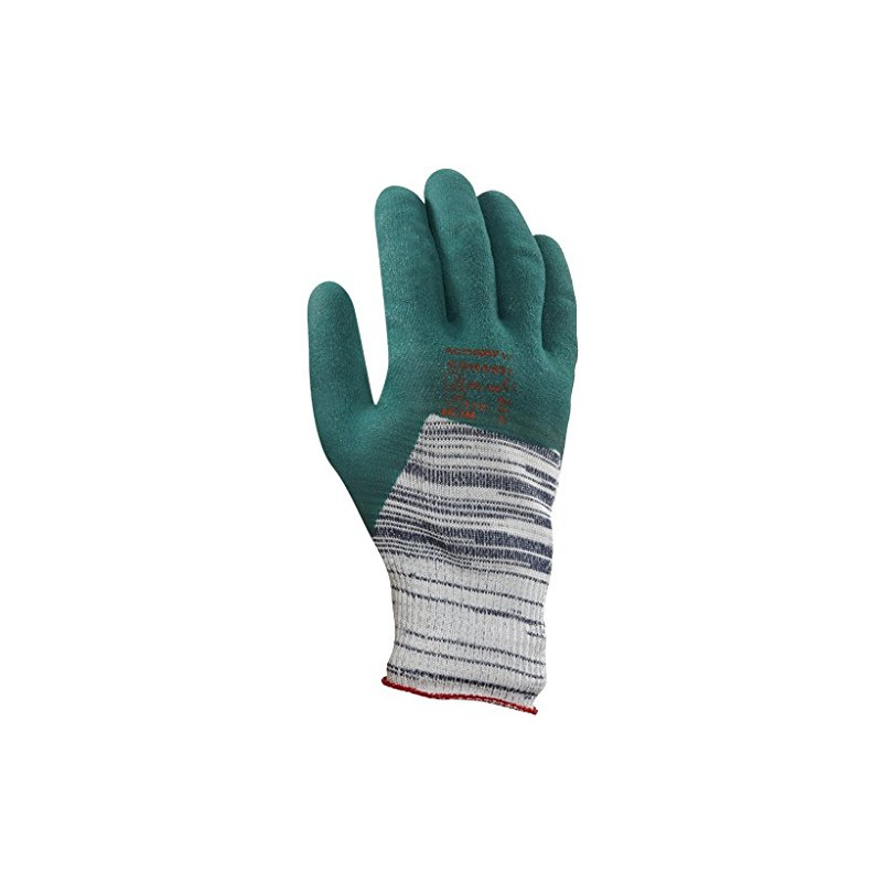 Ansell Actigrip HP Tropique Gants Techcor, protection mécanique, Gris, Taille 7 (Sachet de 12 paires)