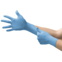 Ansell VersaTouch 92-210 Gants en nitrile, protection contre les produits chimiques et les liquides, Bleu, Taille 7.5-8 (Sachet