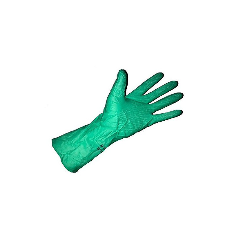 Marigold Industrial Puretough P12G Vert Super léger flexible Ménage Gants en caoutchouc sans latex Lot de 12 paires Taille 8,5