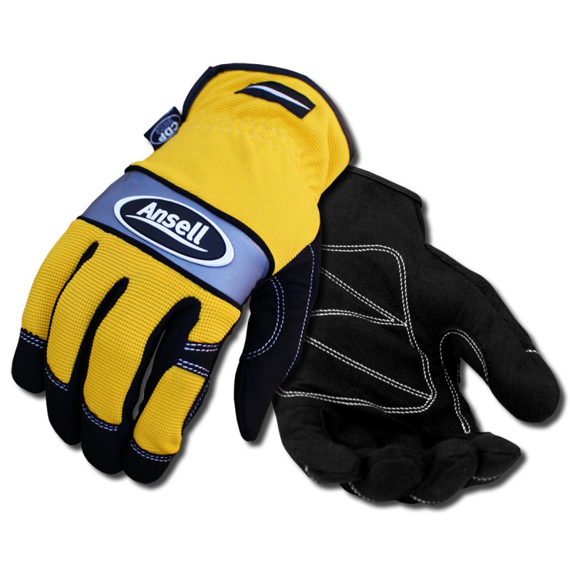 Ansell- 1 paire de gants De Travail Projex Series? Light Duty (applications Légères)-97-508-marron - Taille 9