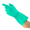 Comasec & souci industriel a136075-01 Gants en nitrile, g26g, liquide chimique et protection, Taille 7,5, vert (Lot de 12)