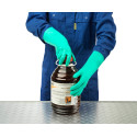 Comasec & souci industriel a136075-01 Gants en nitrile, g26g, liquide chimique et protection, Taille 7,5, vert (Lot de 12)