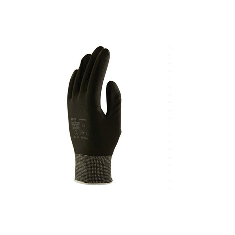 Gants enduits PX120 paume Noir Taille 11