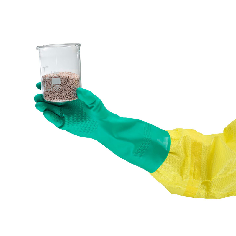 Ansell AlphaTec 37-676 Gants de Travail en Nitrile, Protection Chimique, Liquides et Solvants, Gant Impérméable Très Résistant,