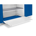 cubio Étagère pour Placard 105 x 65 x 2.5 cm Bleu/Blanc