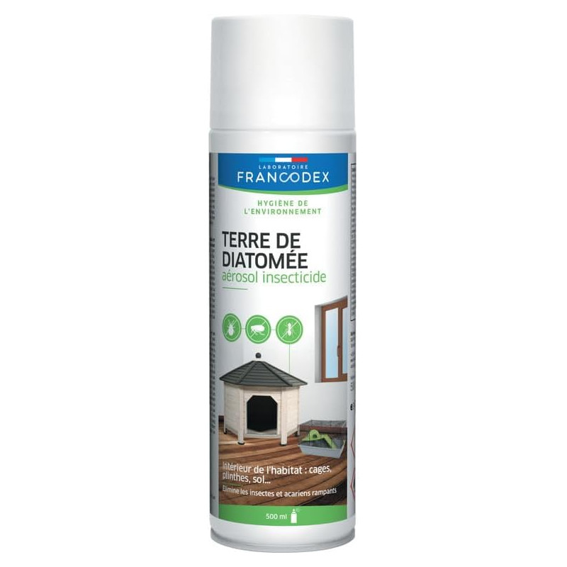 Aérosol insecticide Terre de diadomée - Francodex 500ml