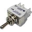 APEM 647H/2 Interrupteur à bascule 250 V/AC 10 A 2 x (ON)/OFF/(ON) à bouton-poussoir/0/bouton 1 pièce