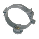 Collier à charnière PVC gris simple - Tube Ø 63 mm - Nicoll