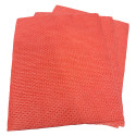 LAVETTES POUR LA TRAITE ET SALLE DE TRAITE - 40 X 35 CM - ANTIBACTÉRIENNE - RÉSISTANTE - USAGE LONG - PAQUET DE 25 (Rouge)
