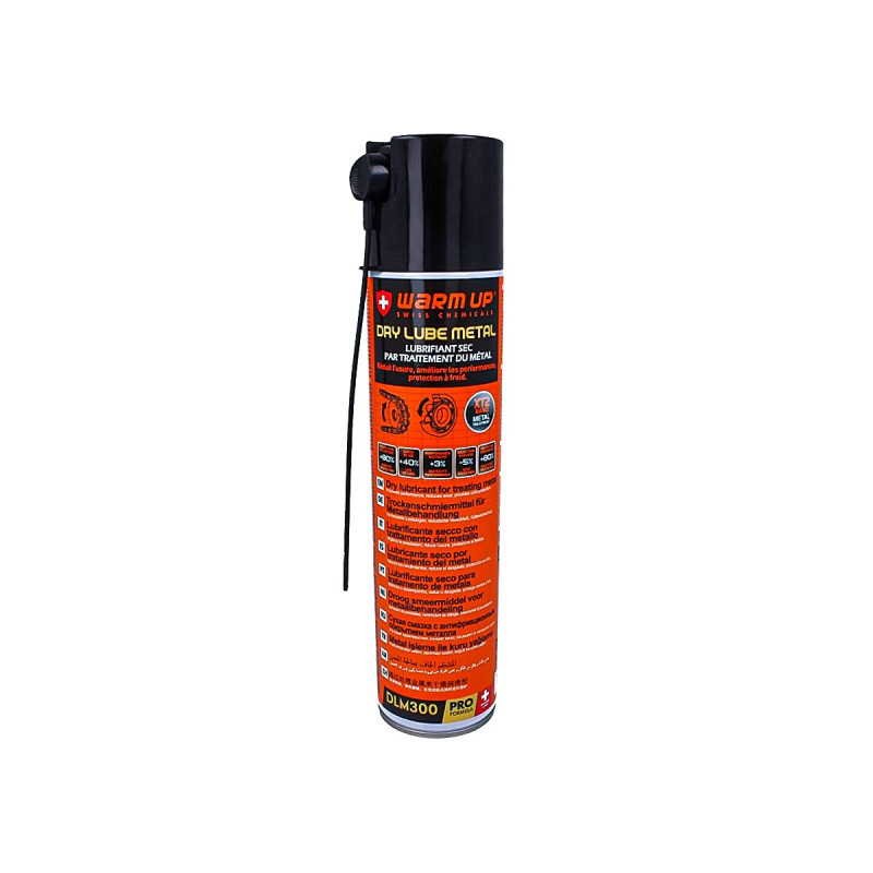 Lubrifiant sec traitement du Métal 300ml Warm Up