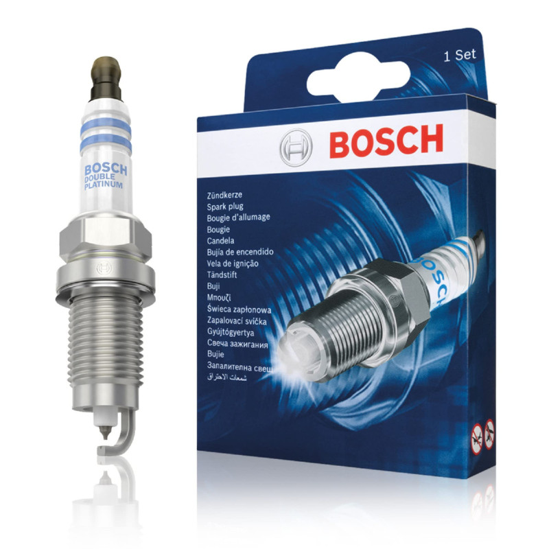 Bosch FR7HPP33 (+52) - Bougies d'allumage Double Platinum - Jeu de 4