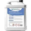 DSTOCK60 - Précharge WC bleu, entretien toilettes à circuit fermé, élimine les odeurs, sans incrustations si dépôts adhérents -
