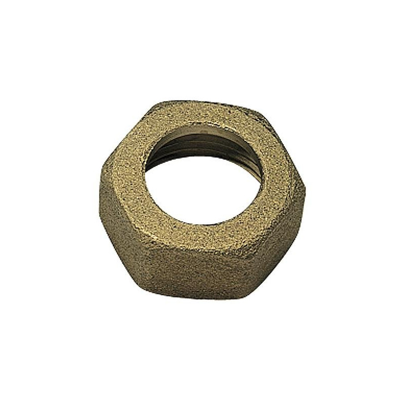 Plomberie.fr Écrou Laiton Brut 6 pans pour Collet battu - 374-Ecrou 20/27-Diamètre TC ext. 14