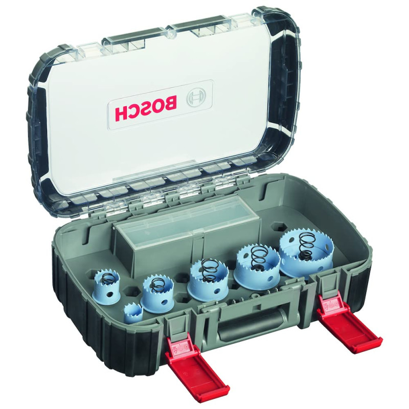 Bosch Professional Coffret de 9 Scies Trépan Set pour Electricien Special for Sheet Metal (pour métal et tôles en acier inoxydab