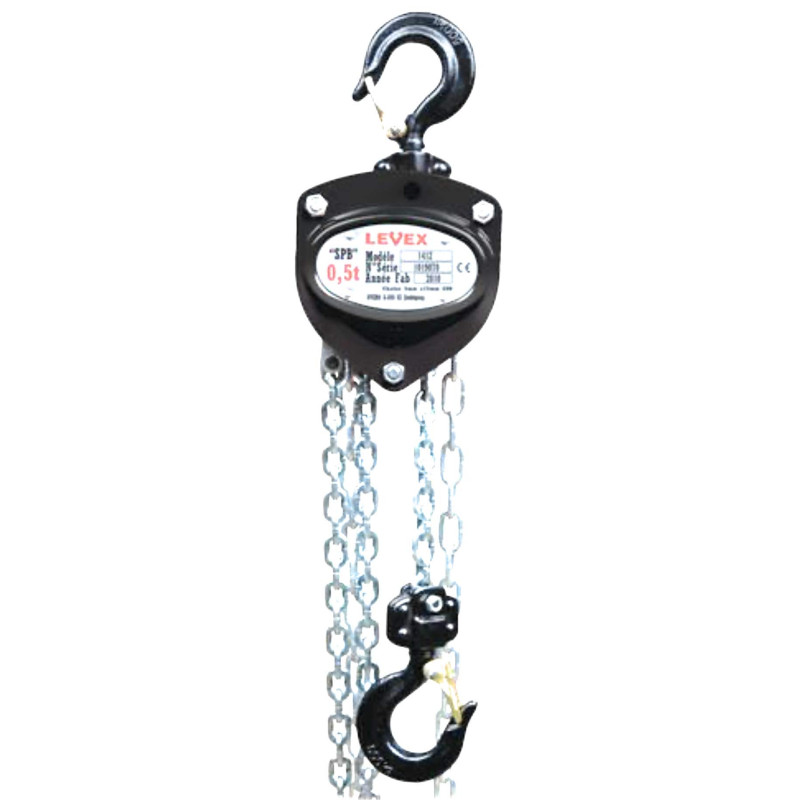 Palan manuel Levex SPB - Force 250 kg 6 mètres