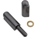 Gedotec Charnière de Porte à Souder | Hauteur: 120 mm | 2 Pièces - Paumelles pour portes & machines | Paumelles à souder en méta