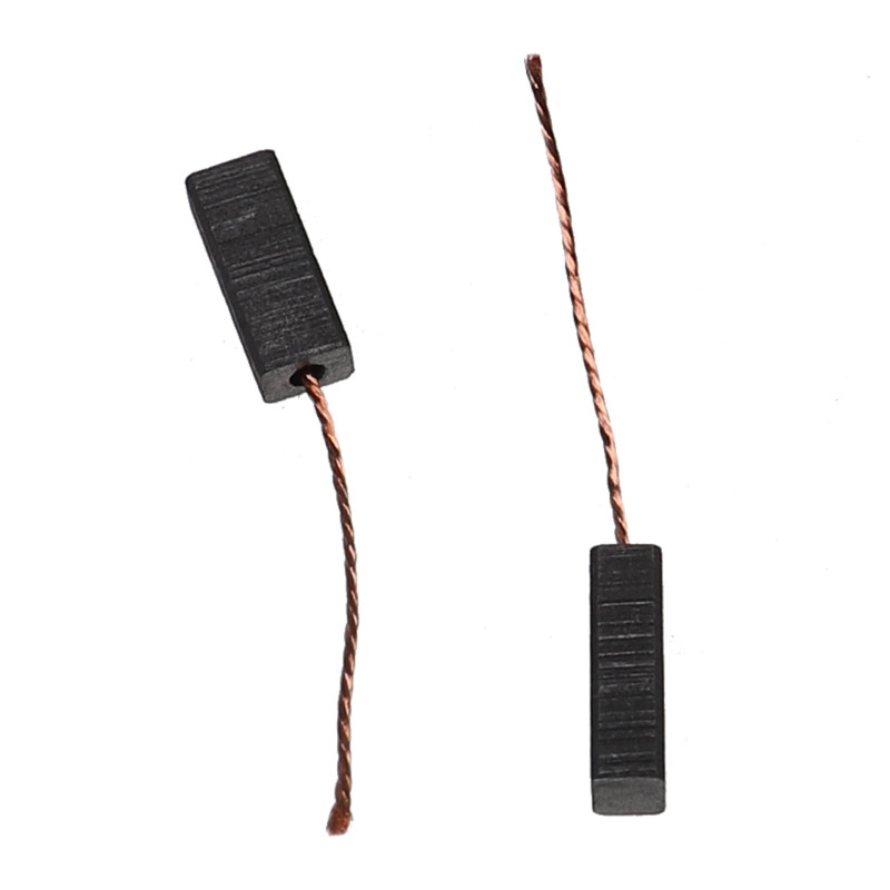 vhbw 2x Balais de charbon pour moteur 6,4 x 4,6 x 14,5mm compatible avec HC-TEILE SVX72 alternateur