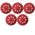 Bosch Accessories Disque Abrasif C430 pour Ponceuses Orbitales, 180 Grain, 125mm, Lot de 5, Noir