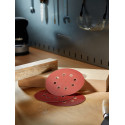 Bosch Accessories Disque Abrasif C430 pour Ponceuses Orbitales, 180 Grain, 125mm, Lot de 5, Noir