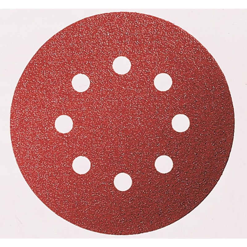 Bosch Accessories Disque Abrasif C430 pour Ponceuses Orbitales, 180 Grain, 125mm, Lot de 5, Noir
