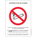 Novap - Panneau - Interdiction de fumer - 297X420 Mm Rigide