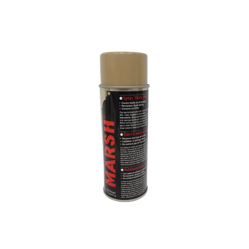 Marsh Mark Over Paint, 11 oz spray Can, Tan by Marsh