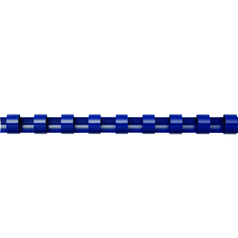 Baguettes de reliure - Fellowes - 5346706 - Pack De 100 Anneaux Plastiques - 14 Mm - Bleu