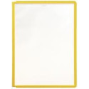 DURABLE plaque pochette SHERPA, format A4, cadre: jaune cadre rigide en PP sur tout le pourtour pochette transparente en film PP